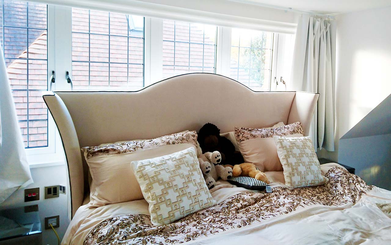 Shaped headboard